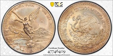1996-Mo Onza Libertad Ag MS65