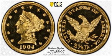 1904 $2.50 PR66DCAM