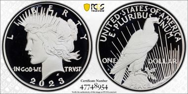 2023-S $1 Peace Dollar First Strike PR69DCAM