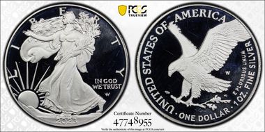 2023-W $1 Silver Eagle PR66DCAM