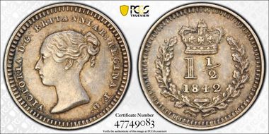 1842 1 1/2D S-3915 AU50