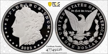 2023-S $1 Morgan Dollar First Strike PR70DCAM