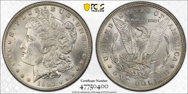1887-O $1 MS64