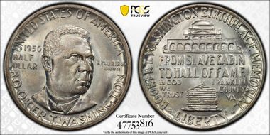 1950 50C Booker T. Washington MS67+