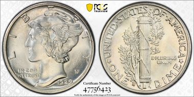 1929-S 10C MS65FB
