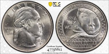 2022-D 25C Anna May Wong MS64