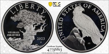 2023-P Medal American Liberty First Strike PR69DCAM