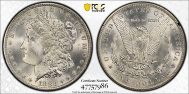 1882-CC $1 GSA Hoard MS65