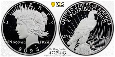 2023-S $1 Peace Dollar PR66DCAM