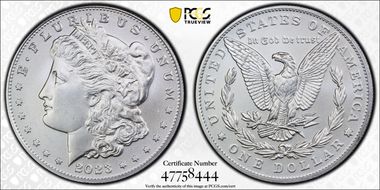 2023 $1 Morgan Dollar MS68
