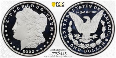2023-S $1 Morgan Dollar PR67DCAM