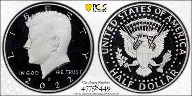 2022-S 50C Silver PR65DCAM