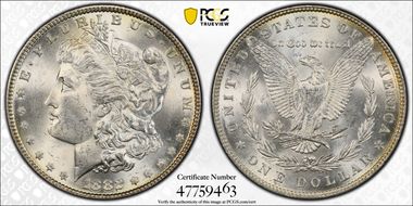 1882 $1 MS64