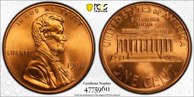 1996 1C MS69RD