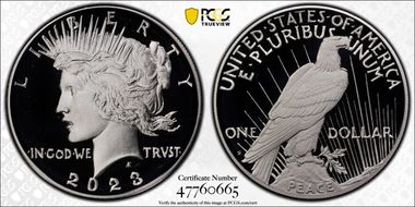2023-S $1 Peace Dollar First Strike PR69DCAM