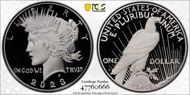 2023-S $1 Peace Dollar First Strike PR69DCAM