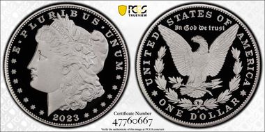 2023-S $1 Morgan Dollar First Strike PR70DCAM