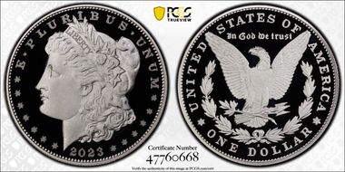 2023-S $1 Morgan Dollar First Strike PR70DCAM