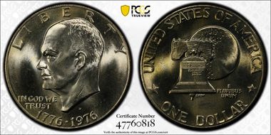 1976-D $1 Type 2 MS67+