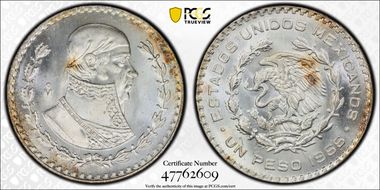 1966-Mo Peso KM-459 MS67