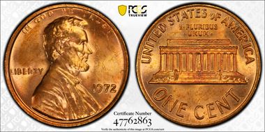 1972 1C DDO, FS-102 MS63RD