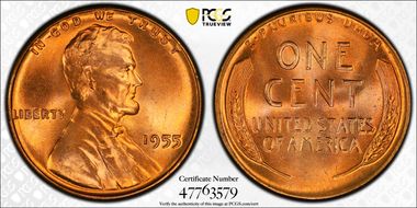 1955 1C MS67+ RD