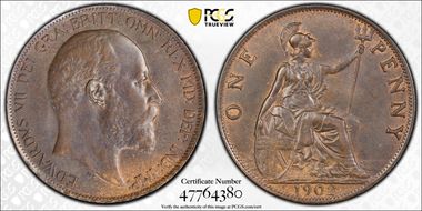 1902 1D S-3990A Low Tide MS62BN