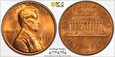 1971 1C MS67+ RD