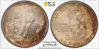 1925 50C Stone Mountain MS67