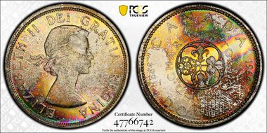 1964 S$1 Confederation MS66