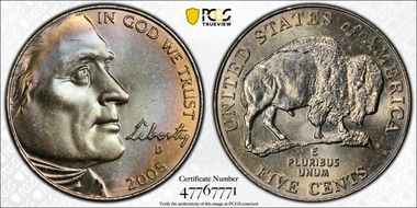 2005-D 5C Bison MS65