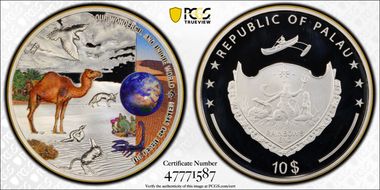 2022 $10 Desert Eco System Our Wonderful & Unique World PR70DCAM