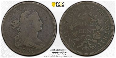1797 1C Reverse of 1797, Stems N1BN