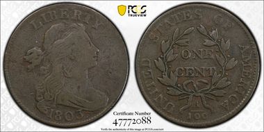 1803 1C Small Date, Small Fraction F12BN