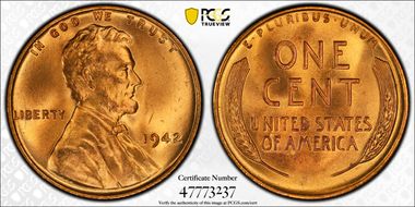 1942 1C MS66RD