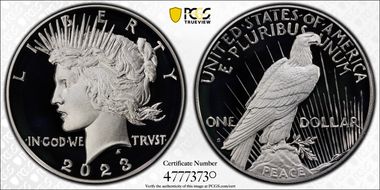 2023-S $1 Peace Dollar First Strike PR69DCAM