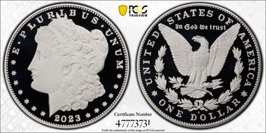 2023-S $1 Morgan Dollar First Strike PR70DCAM