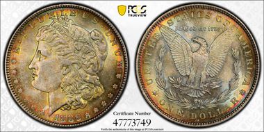 1886 $1 MS64