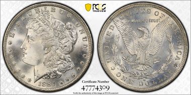 1884-O $1 MS66+ 