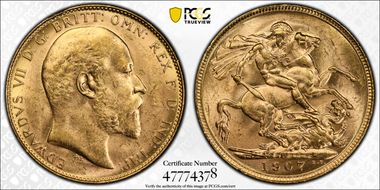 1907-P Sov S-3972 MS63+