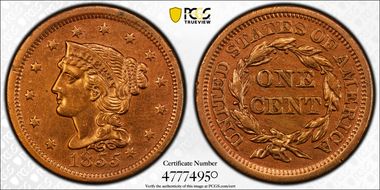 1855 1C Knob on Ear N1BN