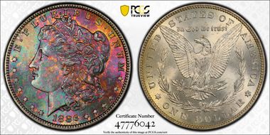 1886 $1 MS65+ 