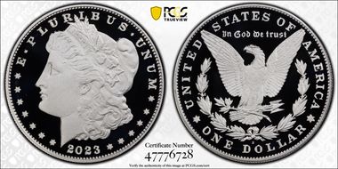2023-S $1 Morgan Dollar First Strike PR70DCAM
