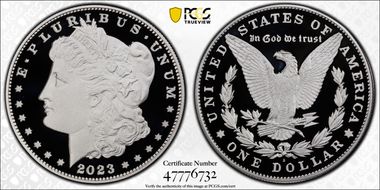2023-S $1 Morgan Dollar First Strike PR70DCAM