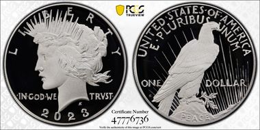 2023-S $1 Peace Dollar First Strike PR70DCAM