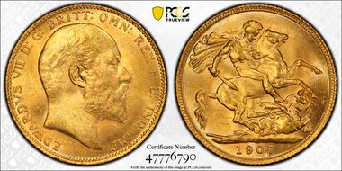 1907 Sov S-3969 MS64