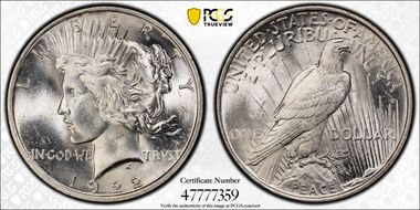 1922 $1 MS64
