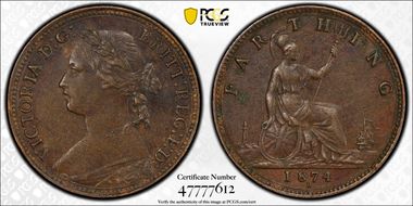 1874-H 1/4D S-3959 AU55BN