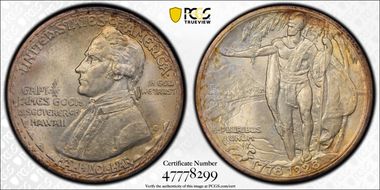 1928 50C Hawaiian MS65+