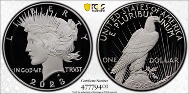 2023-S $1 Peace Dollar First Strike PR69DCAM
